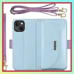 iPhone 14 maxケース 手帳型 カバー　カード収納 肩掛け 斜め掛け