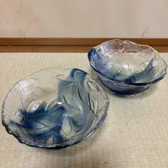 彩流ガラス鉢 3点セット ブルーグラデーション - メルカリ