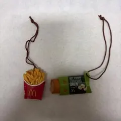 マクドナルド ミニチュア フライドポテトとアップルパイ