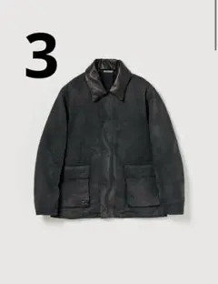 AURALEE DYED ORGANIC COTTON DUCK BLOUSON