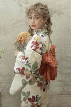 Dita 古典菊　浴衣、帯、下駄セット【発送7/28以降】のサムネイル