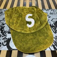 SUPREME Corduroy S Logo cap