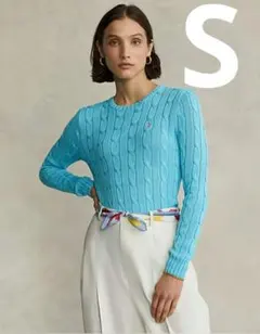 ラルフローレン　ケーブルニット　現行コード　最高級ピマコットン