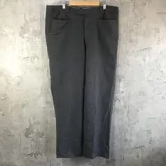 E511古着　スラックス　グレー　無地　90s Y2K