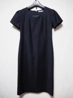 theory luxe Executive ワンピース 36　ネイビー　ウール