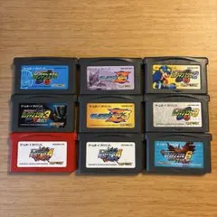 ゲームボーイアドバンス　ロックマンエグゼ　9個セット