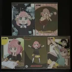 SPY×FAMILY アーニャ クリアカードコレクション 5点セット