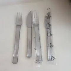 【新品】IKEA カトラリーセット フォーク ナイフのサムネイル