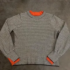 BONLECILL レイヤード風ハイネックボリュームスリーブ トップ ニット