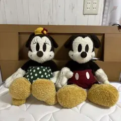 ミッキー　ミニー　ぬいぐるみ2体セット ナカジマコーポレーション