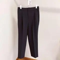 グローバルワーク　ウツクシルエット極みストレートパンツ　Mサイズ　ネイビー