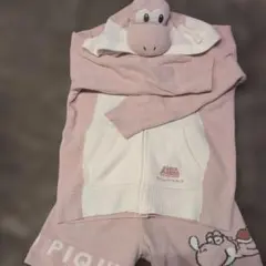 ジェラートピケ ジュニア 130〜140 マリオ ヨッシー パジャマ ピンク