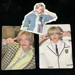 道枝駿佑　なにわ男子　HARD WORK 特典セット　トレカ2枚&ステッカー