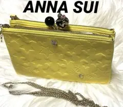 ANNA SUI【アナスイ】プレイングキャット　長財布　がま口財布　金運イエローのサムネイル
