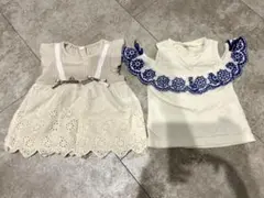 アプレレクール　ノースリーブ　西松屋　チュニック　オフショル　肩出し　トップス