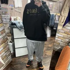 ハ*ー様 CONTR @CTE グレー プリーツ入り ワイドパンツ バギーパンツ