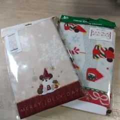 東京ディズニーリゾート クリスマスフェイスタオルセット