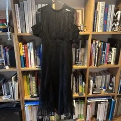 SNIDEL ブラック レースドレス