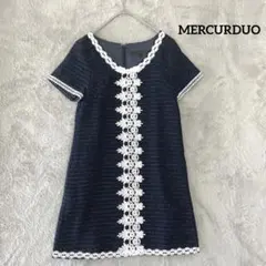 マーキュリーデュオ ワンピース ネイビー F レース 大人可愛い