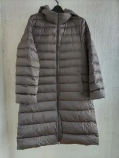ウルトラライト ダウン コート ベージュブラウン系 XL
