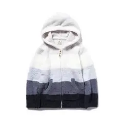 ジェラートピケキッズブロックボーダーパーカ