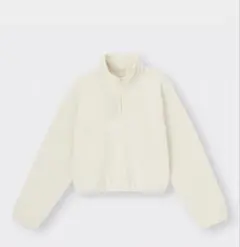 ストレッチフリースハーフジッププルオーバー