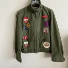 Polo Ralph Lauren パッチ付きミリタリージャケット M