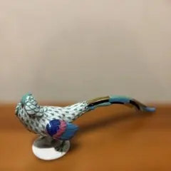 ヘレンド　フィギュア　グリーンフィッシュネット　キジ