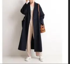 SLOBE IENA HAMILTONダブルフェイスウールチェスターコートのサムネイル