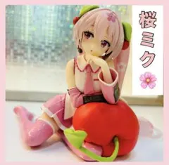 【新品】初音ミク 桜ミク DesktopCuteフィギュア さくらんぼクッション