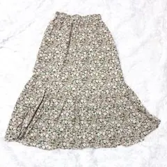 ユニクロ ポールアンドジョー 花柄 ロングスカート マーメイドスカート S