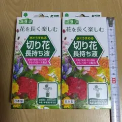 切り花　長持ち液　延命剤　水揚げ促進　活力増進　長期間　生け花　仏花　榊のサムネイル