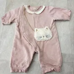 petit main ねこポシェット2WAYオール