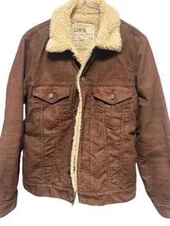 EDWIN ボアジャケット ブラウン