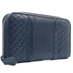 BOTTEGA VENETA長財布 イントレチャート インペラートーレ箱付き 黒