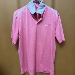 NIKE ピンク ゴルフシャツ