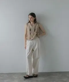 eaphi TAPE EMBROIDERY MIX KNIT - メルカリ
