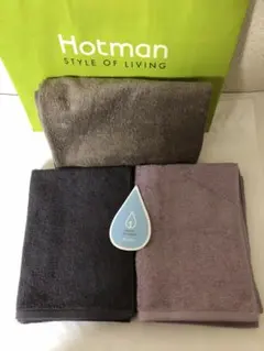 ホットマン （Hotman ）1秒フェースタオル×3枚