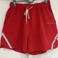 極美品 CRONOS クロノス トレーニングジョガーパンツ 赤 レッド - メルカリ