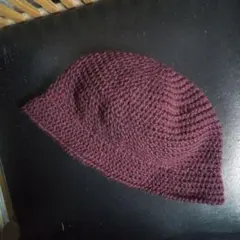 クラッシャーハット、クロシェハット、ハンドメイド