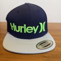 Hurley キャップ　ネイビー　ライトグリーンのサムネイル