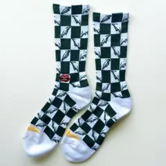 Chrome Hearts クロムハーツ ボーダー ソックス 赤黒 - メルカリ