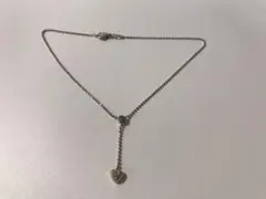 Folli Follie シルバーゴールド コンビハートネックレス