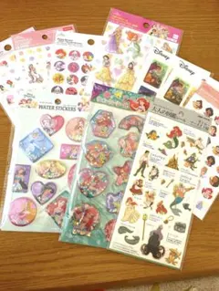 ディズニー ウォーターシール 大人の図鑑シール