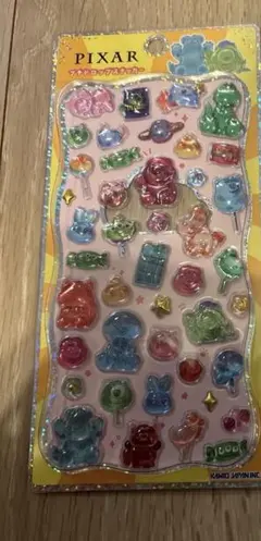 ピクサー　プチドロップステッカー　ふわふわシール　ベイマックス