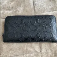 COACHメンズ長財布　黒