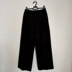 《匿名配送》【UNIQLO】【Mサイズ】スウェットストレートパンツ　黒