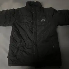 Stussy ダウンジャケット ブラック - メルカリ
