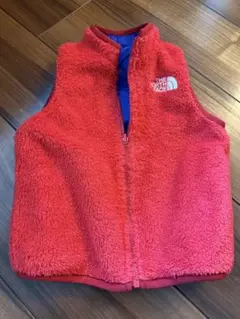 THE NORTH FACE ベビーベスト 赤青 リバーシブル