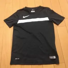 NIKE DRI-FIT子供 サッカーシャツ ブラック XS
